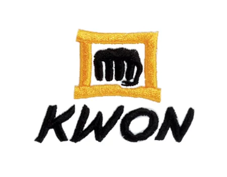 kwon logo šiveni na bijeloj pozadini