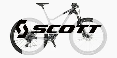 scott bicikli prikaz scott bicikla sa naglašenim dijelovima i logom u središnjem dijelu scott