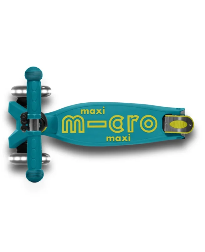 romobil micro maxi deluxe foldable green led (3)