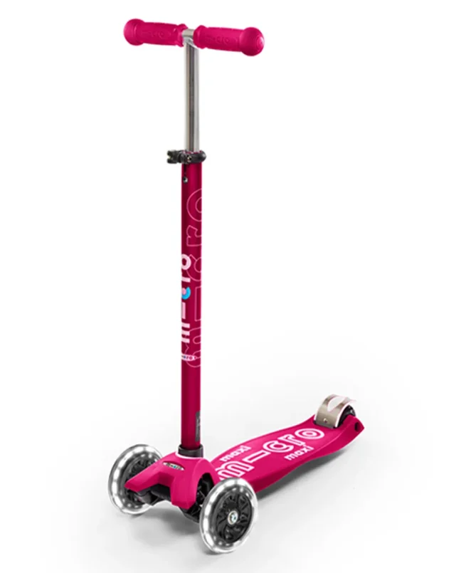 romobil micro maxi deluxe pink led (1)