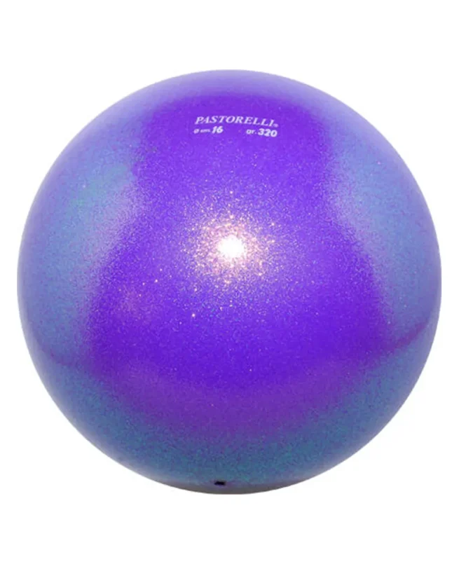 lopta pastorelli 02065 16cm violet glitter