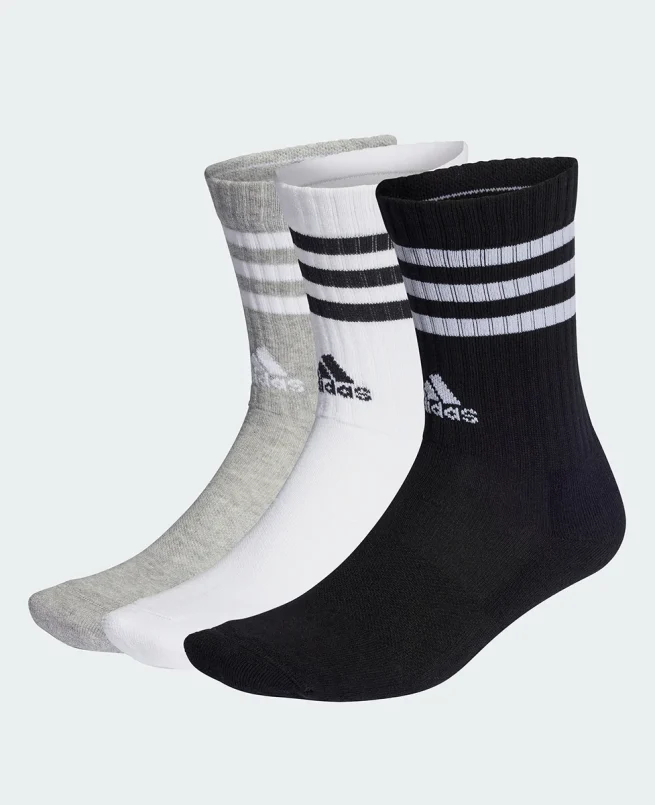 Adidas Čarape 3-Stripes Cushioned Crew 3-Pairs