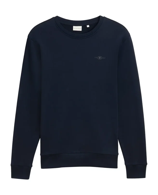 Tom Tailor Majica  Sweatshirt With Logo Print