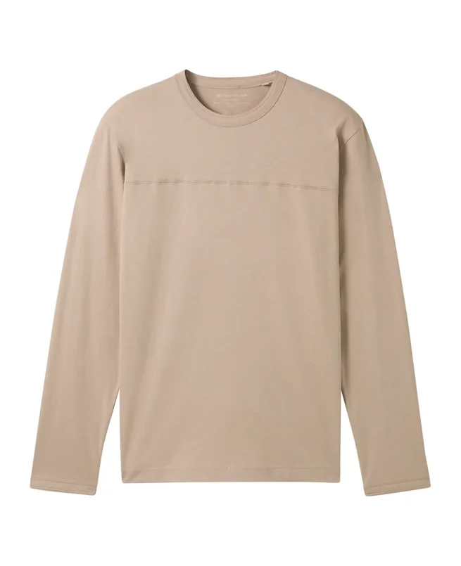 Tom Tailor Majica Long-sleeved Shirt With Organic Cotton