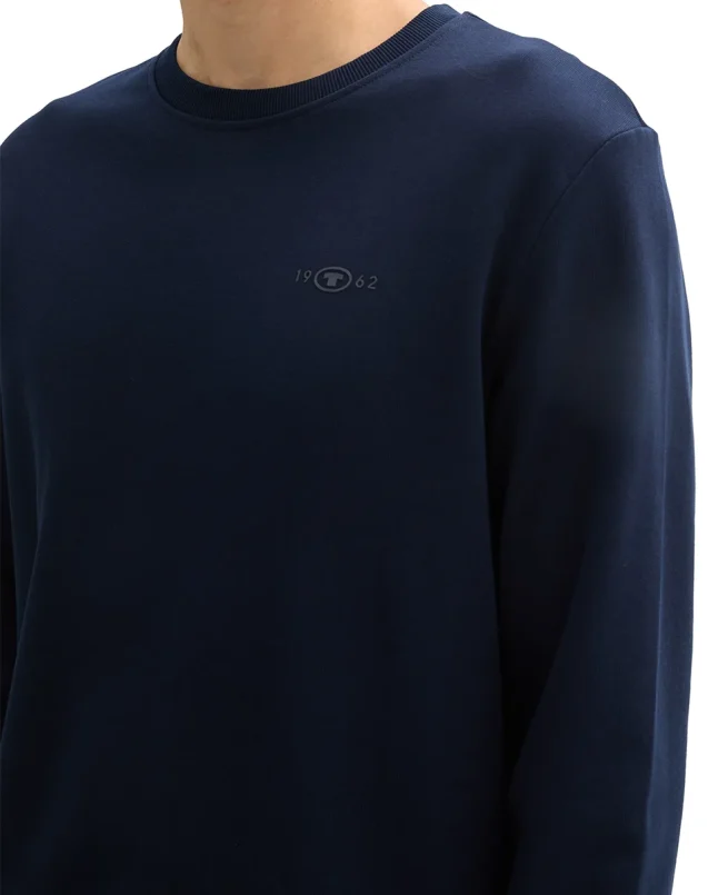 Tom Tailor Majica  Sweatshirt With Logo Print - Image 4