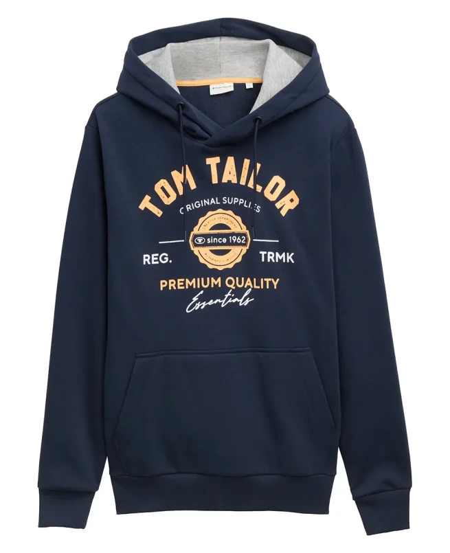 Tom Tailor Dukserica Hoodie With A Logo Print