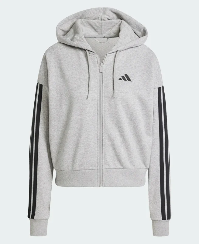 Adidas Dukserica Essentials 3-Stripes French Terry Full-Zip Hoodie