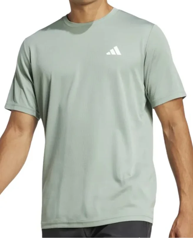 Adidas Majica Essential Men's Round Neck Green - Image 3