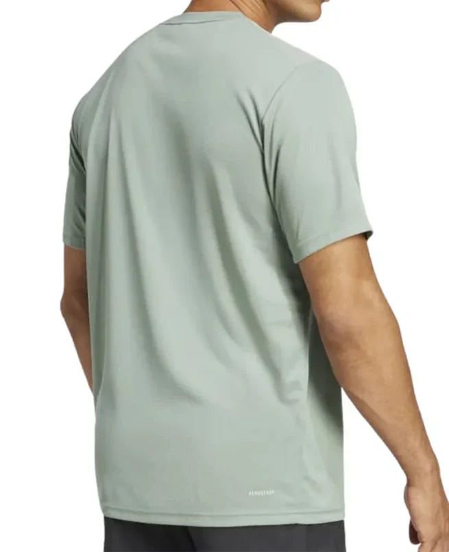Adidas Majica Essential Men's Round Neck Green - Image 2