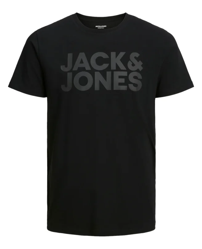Jack and Jones Majica Logo Black