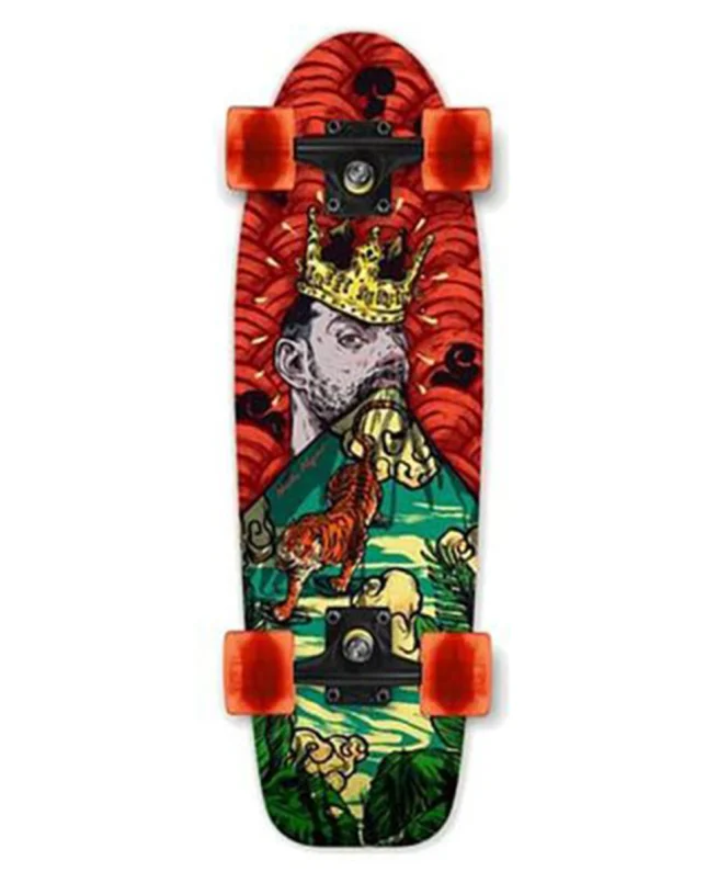 Street Surfing Skateboard Cruiser Kicktail 28 Royal Tiger - Image 3