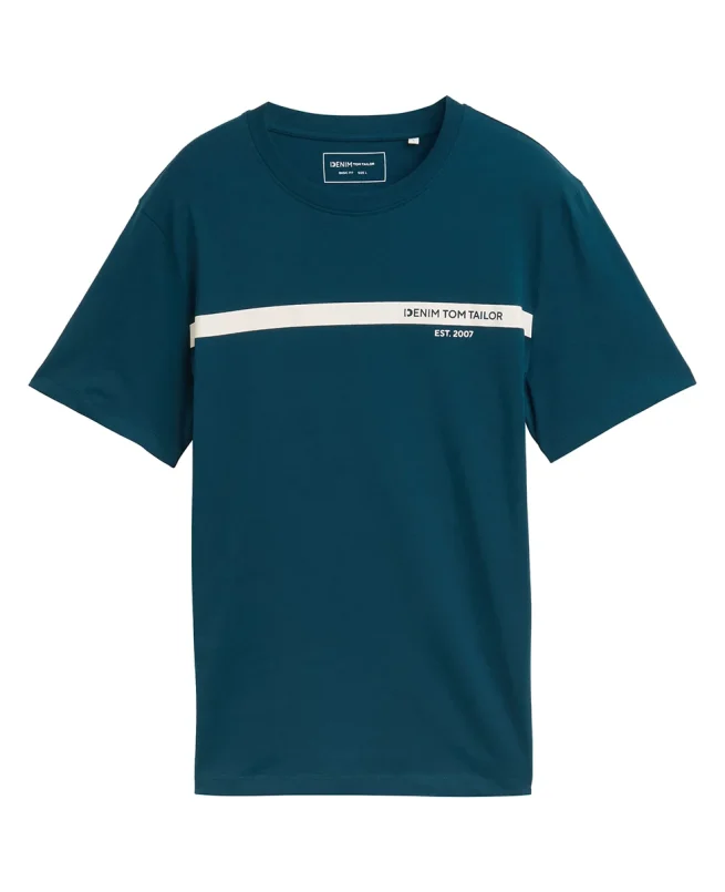 Tom Tailor Majica Basic In Plain Colours