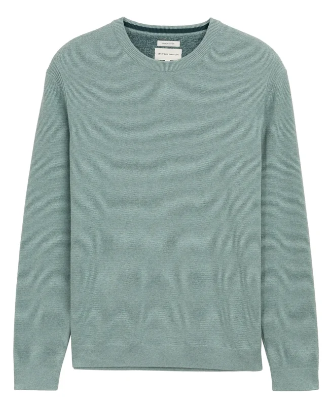 Tom Tailor Džemper Knitted Made From Organic Cotton