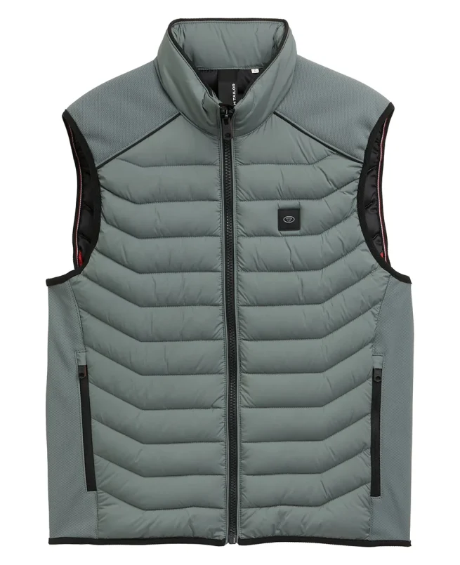 Tom Tailor Prsluk Hybrid Quilted
