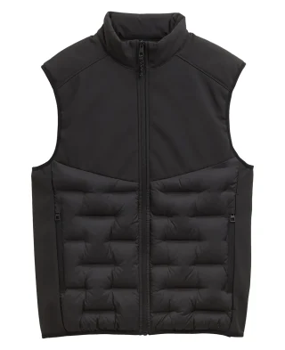 Tom Tailor Prsluk Hybrid Quilted With Stand-up Collar