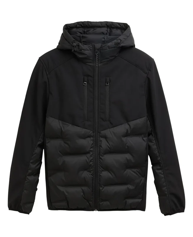 Tom Tailor Jakna Hybrid Quilted With Hood