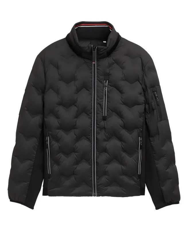 Tom Tailor Jakna Hybrid Lightweight Quilted With Stowable Hood