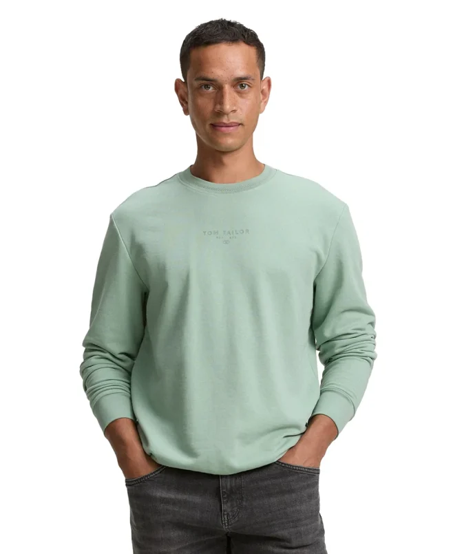 Tom Tailor Majica Basic With Logo Print - Image 2
