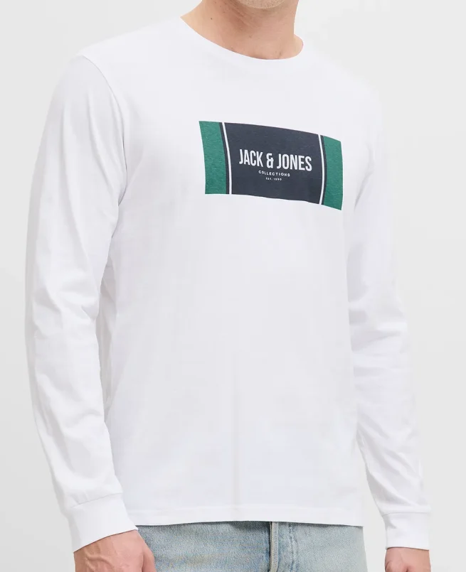 Jack and Jones Majica Logo Longsleeved - Image 2