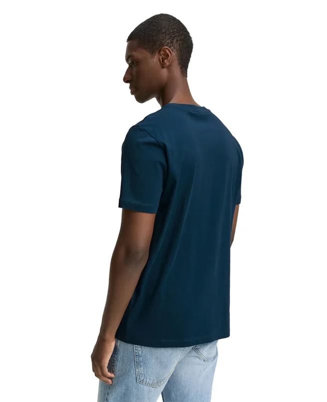Tom Tailor Majica Basic With Logo Print - Image 3