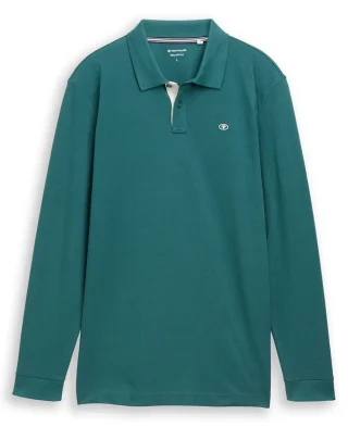 Tom Tailor Majica Polo Long-sleeved Shirt