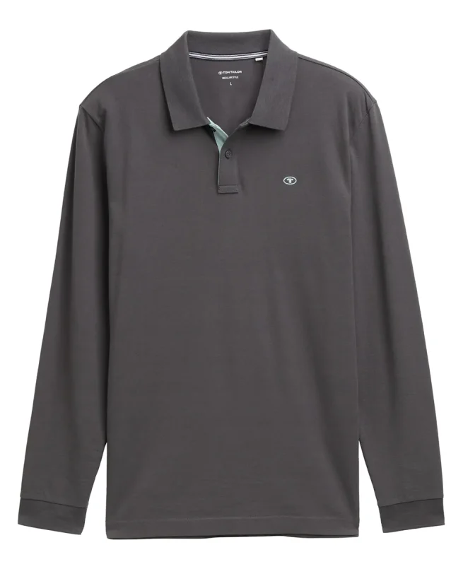 Tom Tailor Majica Polo Long-sleeved Shirt - Image 3