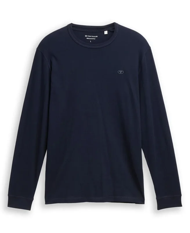 Tom Tailor Majica Basic Longsleeve - Image 3