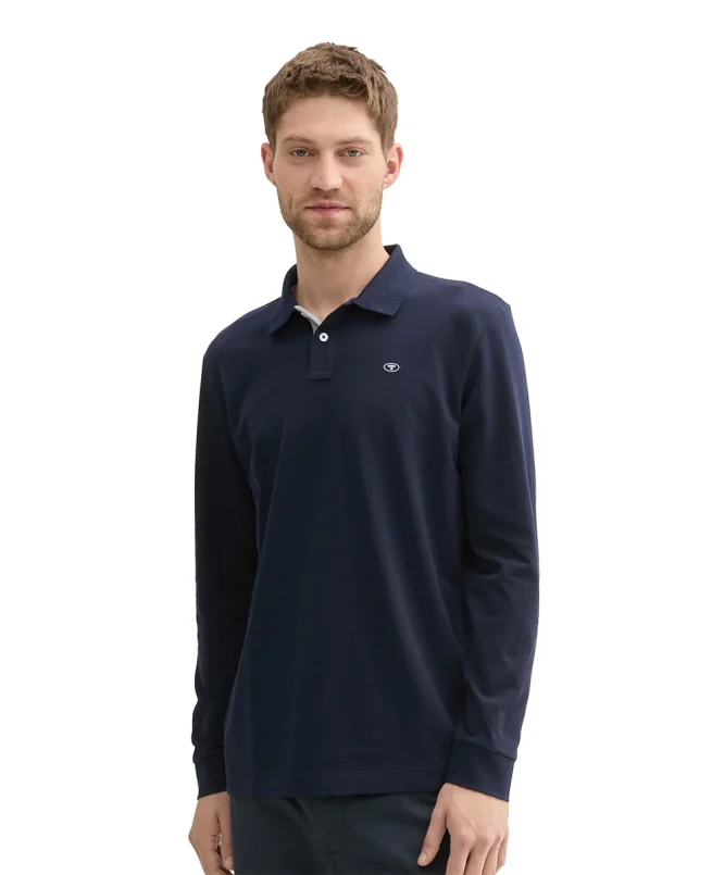 Tom Tailor Majica Polo Long-sleeved Shirt