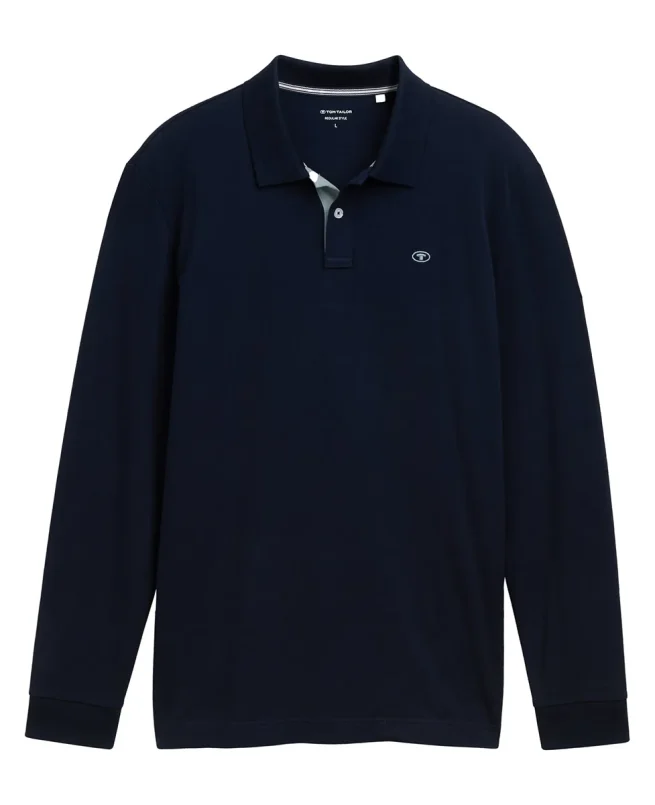Tom Tailor Majica Polo Long-sleeved Shirt - Image 2