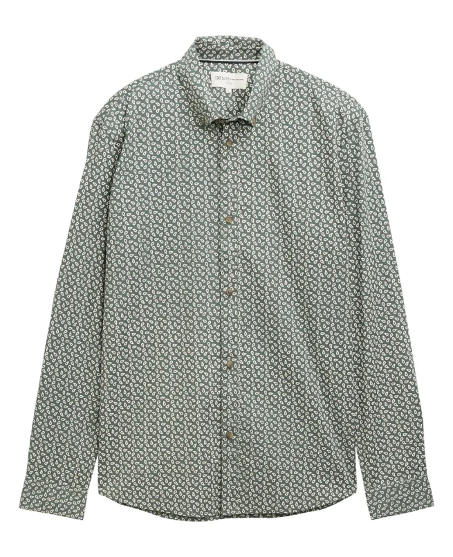 Tom Tailor Košulja Fitted Printed Poplin Shirt - Image 3