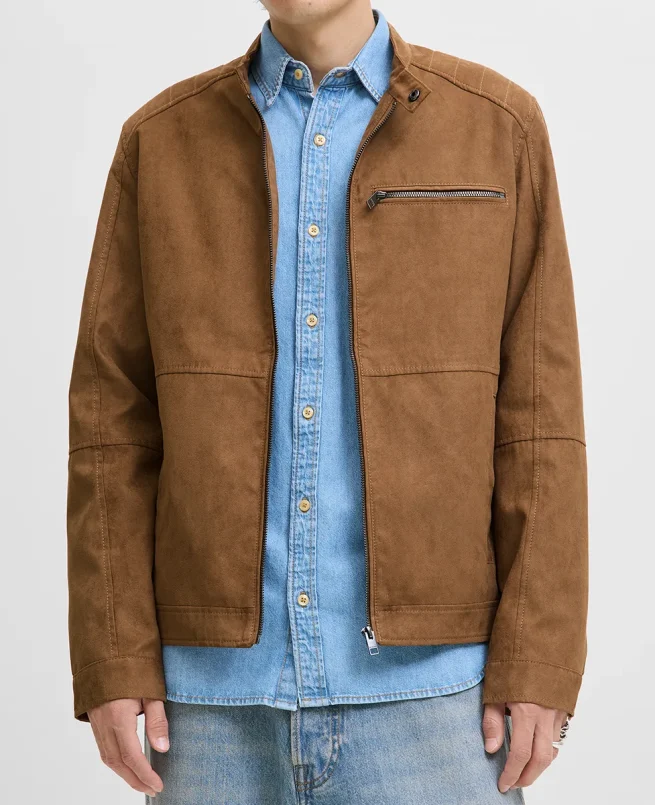 Jack and Jones Jakna Biker Cognac - Image 2