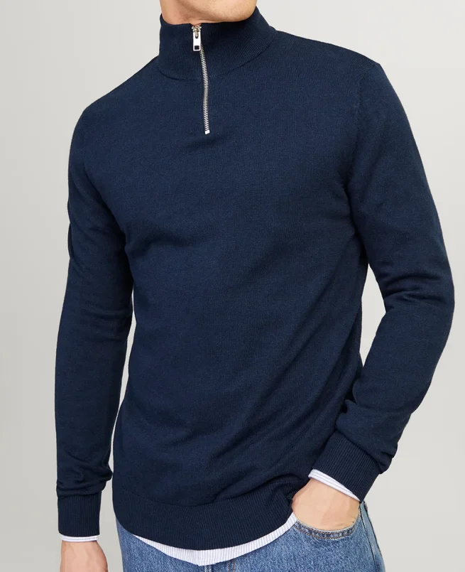 Jack and Jones Džemper JJEEMIL Knit Half Zip - Image 3