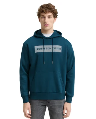 Tom Tailor Dukserica  Hoodie With A Logo Print