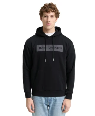 Tom Tailor Dukserica  Hoodie With A Logo Print