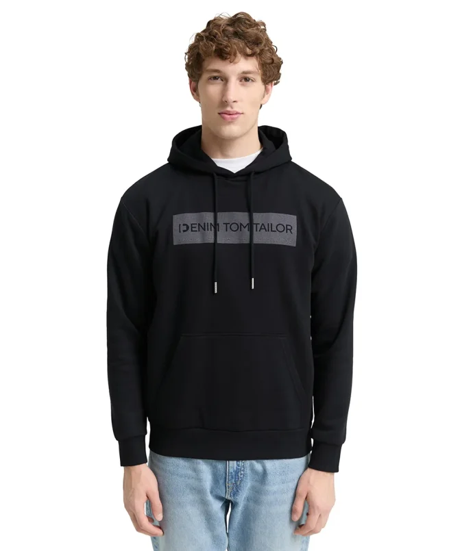 Tom Tailor Dukserica  Hoodie With A Logo Print