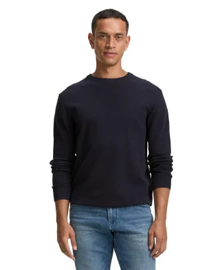 Tom Tailor Džemper Structured Crewneck Knit