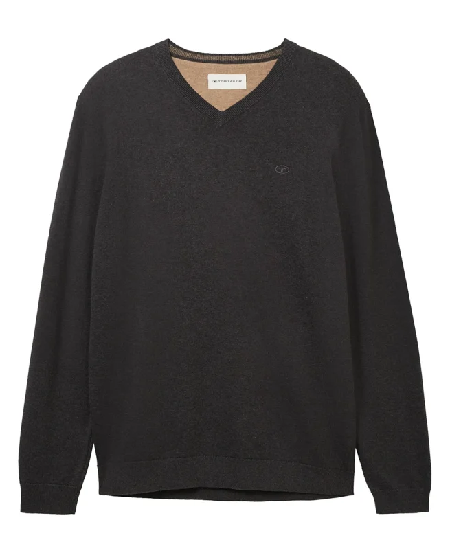 Tom Tailor Džemper Knitted With V-neck - Image 3
