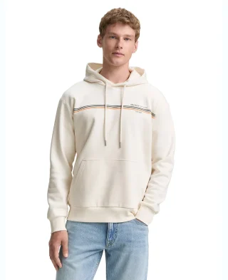 Tom Tailor Dukserica Hoodie Sweatshirt with Print