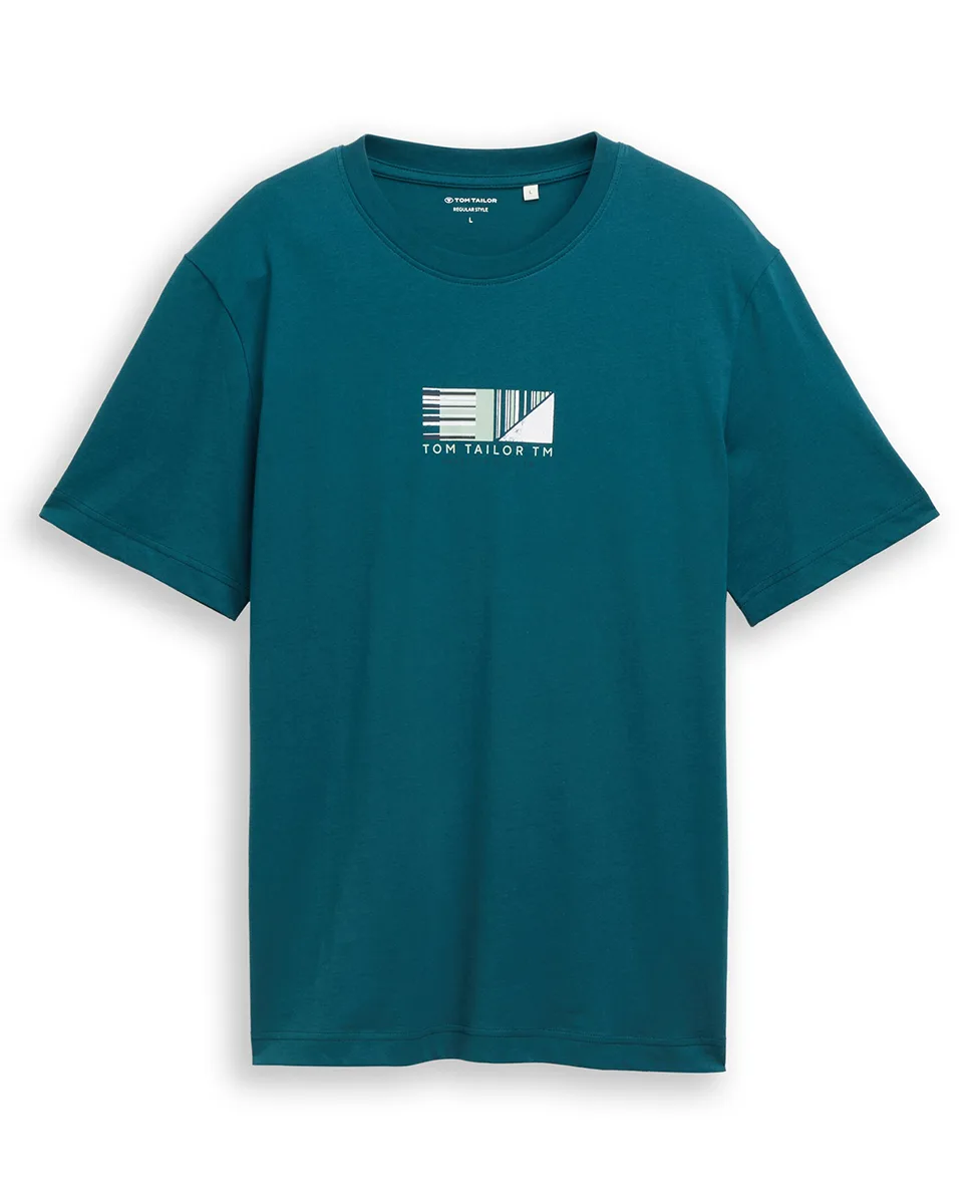 Tom Tailor Majica Logo Print - Image 3