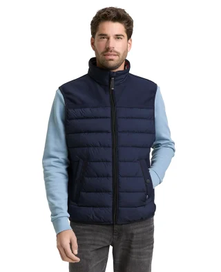 Tom Tailor Prsluk Hybrid Lightweight Quilted
