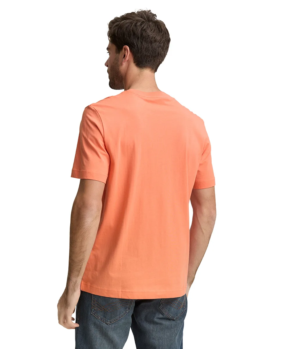 Tom Tailor Majica Basic With Logo Print - Image 3