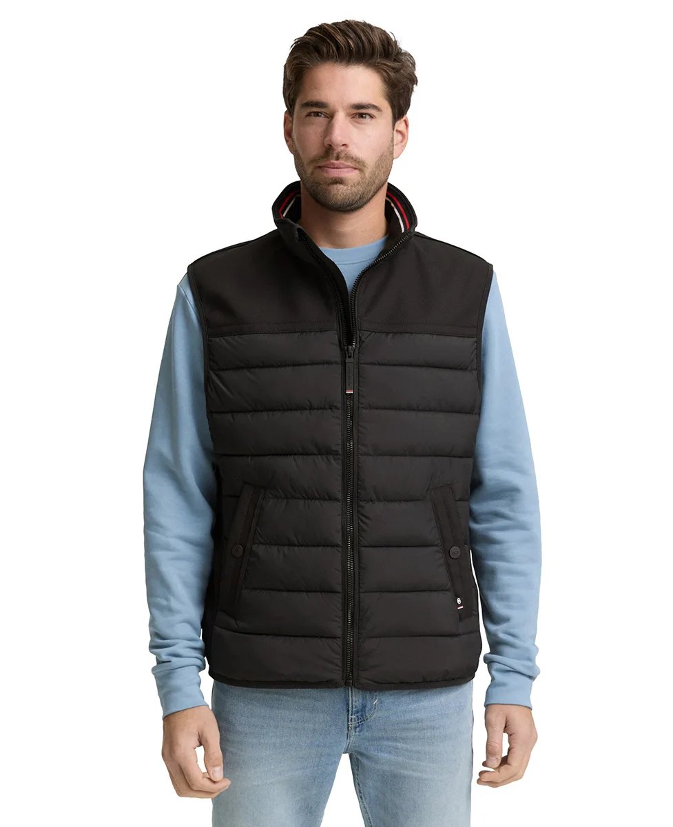 Tom Tailor Prsluk Hybrid Lightweight Quilted