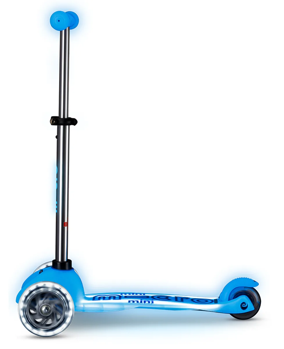 Micro Romobil Mini Deluxe Glow Led Plus Blue - Image 2