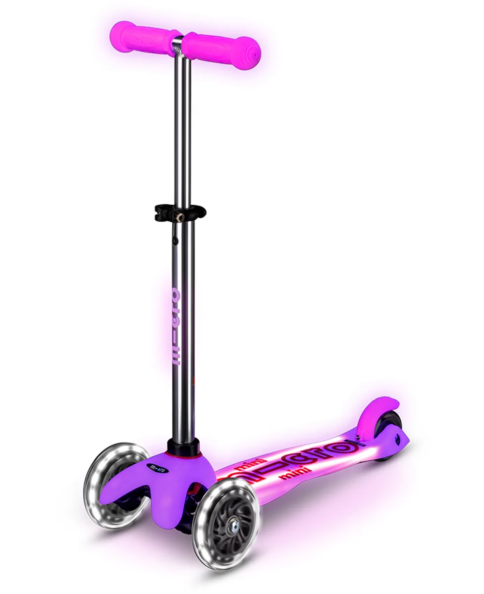 romobil micro mini deluxe glow led pink (1)