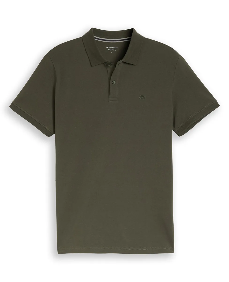 Tom Tailor Majica Polo Piqué With Embroidered Logo - Image 3
