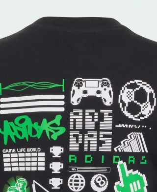 Adidas Majica Gaming Graphic Junior - Image 3