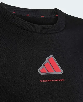 Adidas Dukserica Slogan Fleece - Image 3