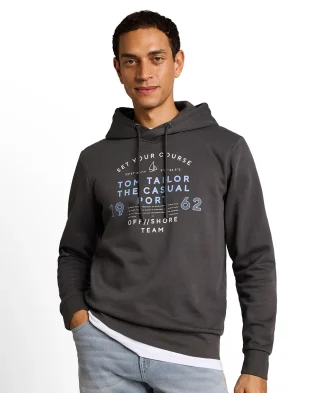 Tom Tailor Dukserica Printed Hooded