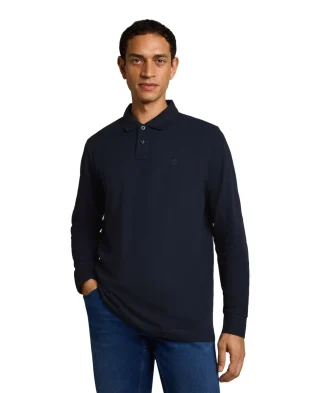 Tom Tailor Majica Long-sleeved Piqué Polo Shirt