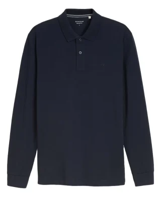 Tom Tailor Majica Long-sleeved Piqué Polo Shirt - Image 3